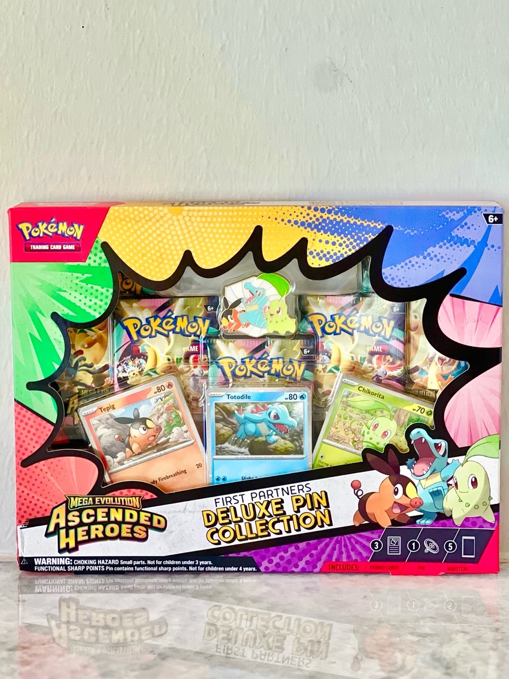 Pokémon Ascended Heroes First Partners Deluxe Pin Collection